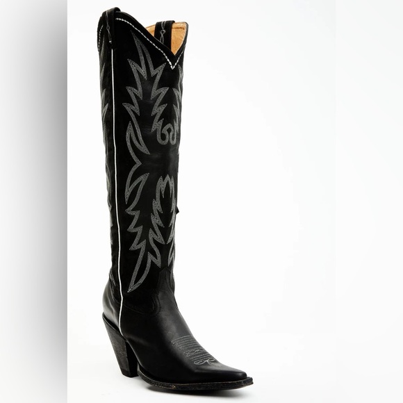 IDYLLWIND WOMEN'S GWENNIE NILO TALL LEATHER WESTERN BOOTS - SNIP TOE - Picture 1 of 12